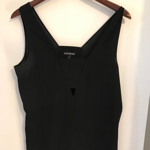 Express size M black tank top